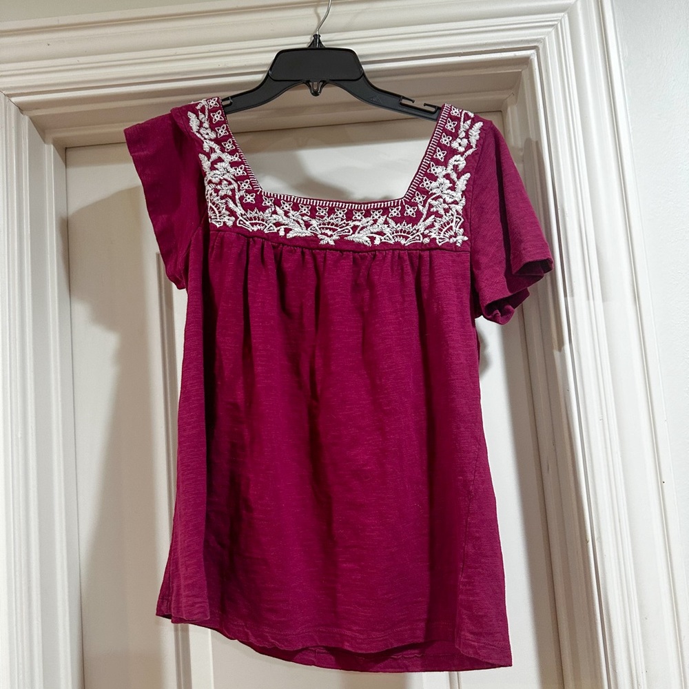 Maroon Top